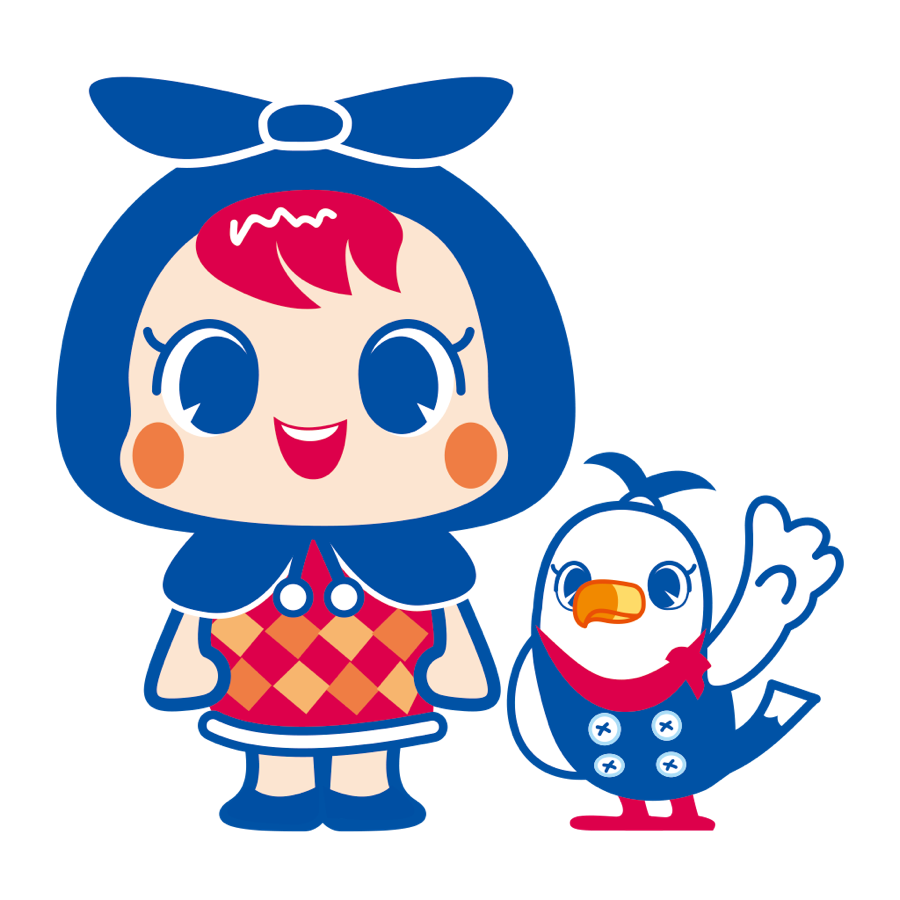 おしんドローンのキャラクター、おしんちゃんとカモッピー